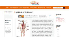 Desktop Screenshot of organsofthebody.com